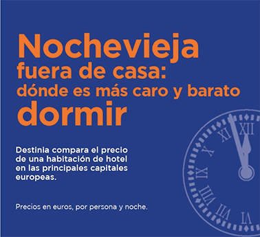 The least and most expensive places to stay this New Year's Eve.